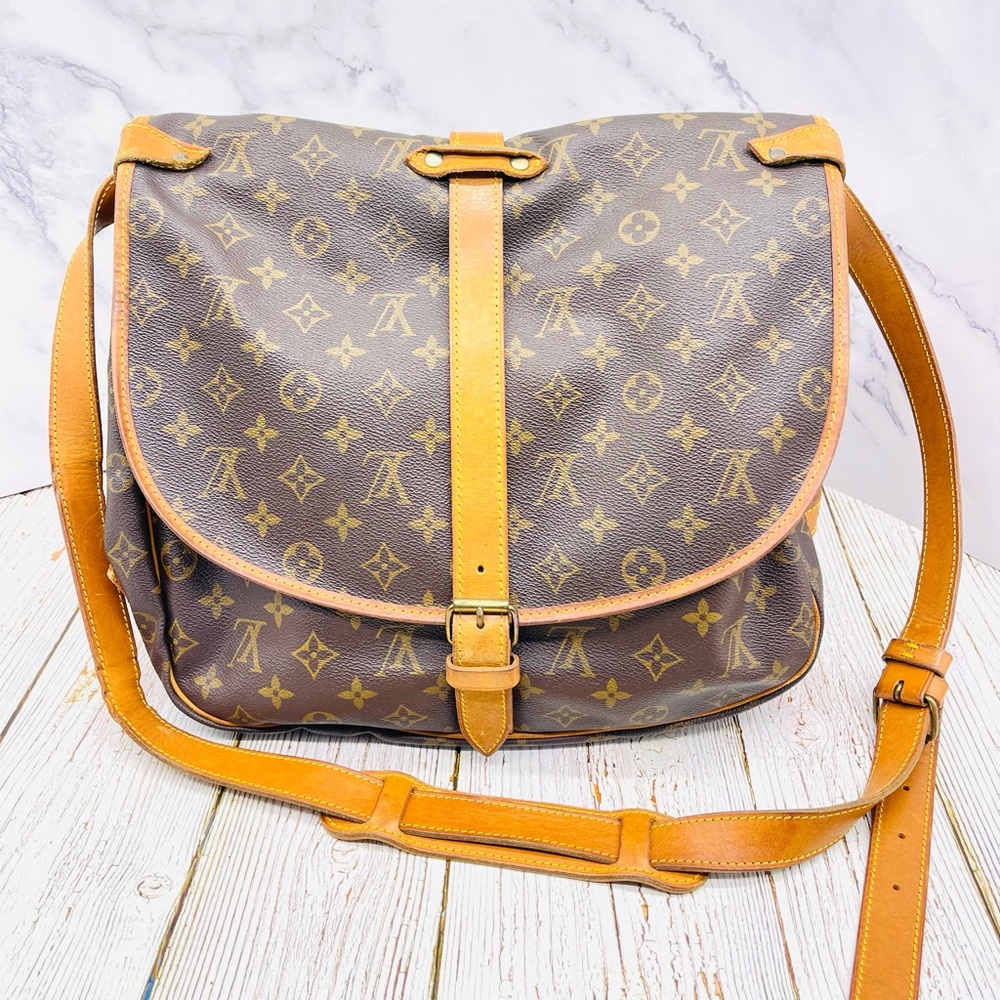 ✨ Louis Vuitton Monogram Saumur 35 Luxury Vintage– Excellent Condition ✨